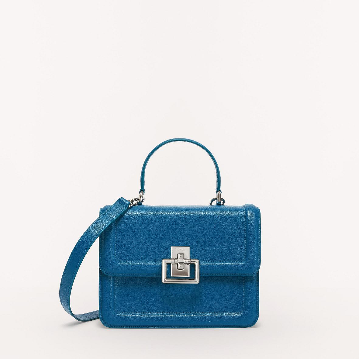 Furla Villa Tasker Danmark - Håndtasker Dame Blå DCA257394